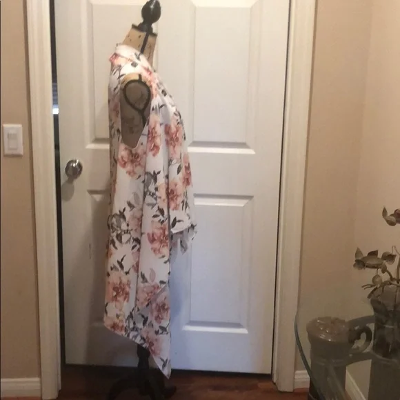 Floral print kimono vest - Picture 7 of 7